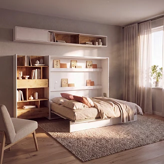 Lenart Säng <strong>Bed Concept</strong>  Vit 211x178 cm