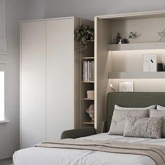 Lenart Garderob <strong>Bed Concept</strong>  Vit 101x218 cm