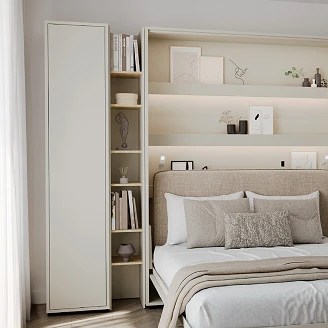 Lenart Bokhylla <strong>Bed Concept</strong>  Kaschmir, Nagano-Ek 27x218 cm