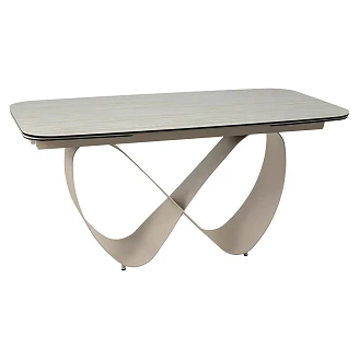 Matbord Utdragbart <strong>Norevi</strong>  Beige Travertine, Kashmir 160x95 cm
