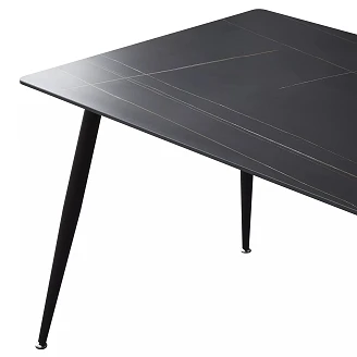 Matbord <strong>Aleria</strong>  Svart 130x70 cm