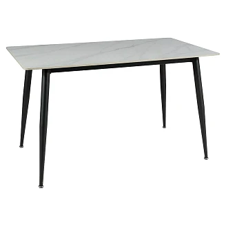Matbord <strong>Aleria</strong>  Vit, Svart 160x90 cm