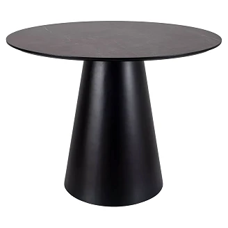 Matbord <strong>Viresta</strong>  Grå, Svart Ø100 cm