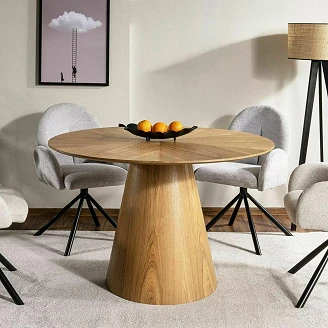 Matbord <strong>Viresta</strong>  Ek Ø120 cm