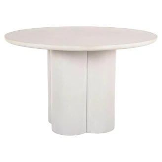 Matbord <strong>Nareli</strong>  Ecru Ø120 cm