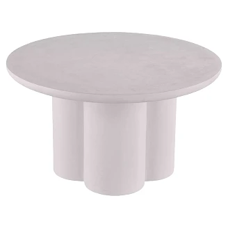 Soffbord Nareli Ljusgrå Ø80 cm