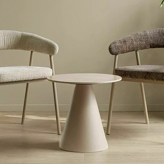 Set med Soffbord Ø50 & Ø70 cm Norvessa Travertine, Kashmir