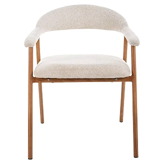 Stol med Armstöd <strong>Särvi</strong>  Beige, Ek