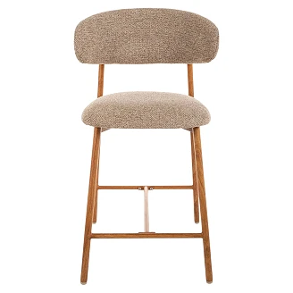 Barstol <strong>Lerv</strong>  Beige, Ek 80 cm
