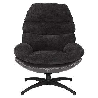 Loungefåtölj  <strong>Ravn</strong>  Svart