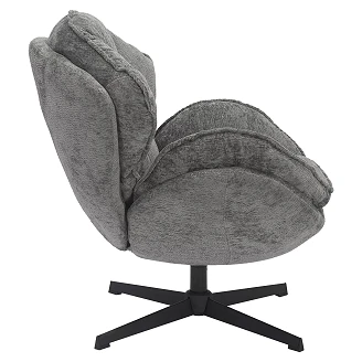 Loungefåtölj  <strong>Eydis</strong>  Svart, Grå