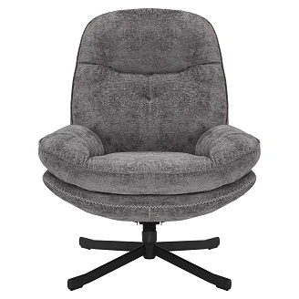 Loungefåtölj  <strong>Hald</strong>  Svart, Grå