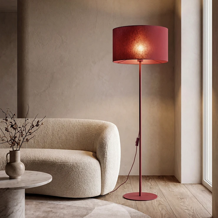 Golvlampa Sivane Röd