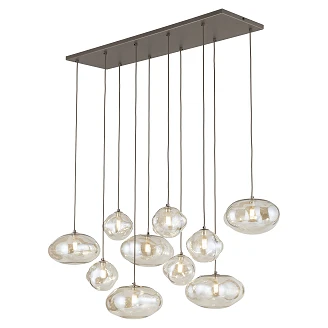 Hängande Lampa Tio <strong>Elnovi</strong>  Brun