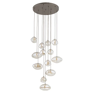 Hängande Lampa Tretton <strong>Elnovi</strong>  Brun