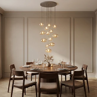 Hängande Lampa Tretton <strong>Elnovi</strong>  Brun