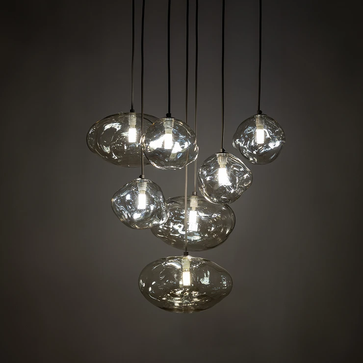Hängande Lampa Sju Elnovi Brun
