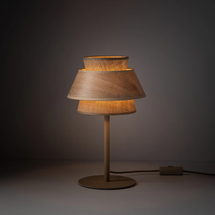 Bordslampa Velmira Beige, Sabia