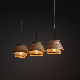 Hängande Lampa Trio <strong>Velmira</strong>  Beige, Sabia