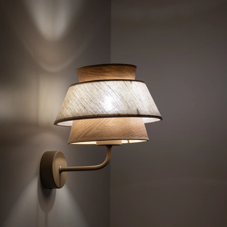 Vägglampa Velmira Vit, Sabia