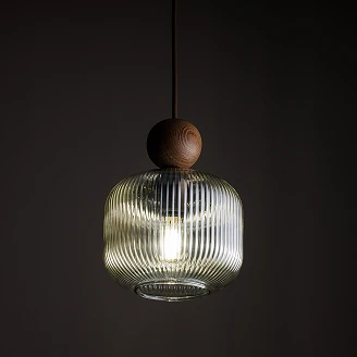 Hängande Lampa Uno Elaya Brun Matt