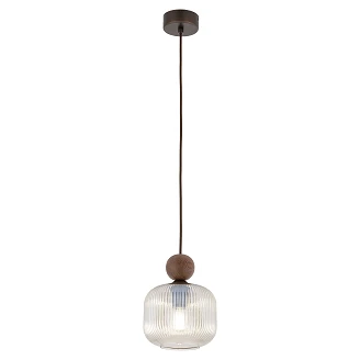 Hängande Lampa Uno Elaya Brun Matt