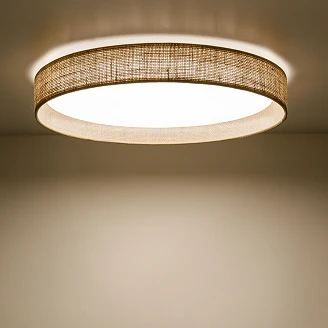 Taklampa Sävri Beige, Vit Ø42.5 cm