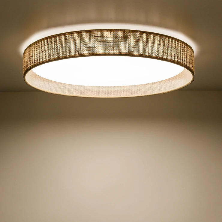 Taklampa Sävri Beige, Vit Ø42.5 cm
