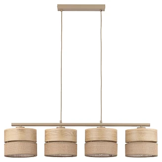 Hängande Lampa Quadra <strong>Lunera</strong>  Beige, Sabia