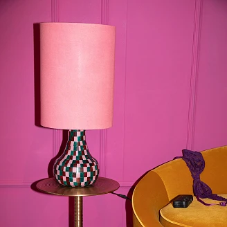 Bold Monkey Bordslampa Don't Be Afraid of Colour Rosa