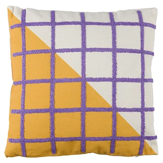 Kudde Joron Gul, Violet 40x40 cm