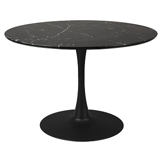 Matbord Aislen Svart Ø110 cm