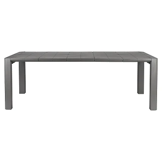 Trädgårdsbord Rävika Grå 100x220 cm