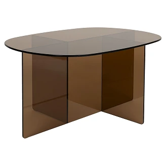 Zuiver Soffbord Linea Brun 60x80 cm