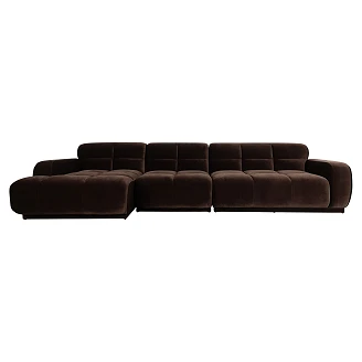 Zuiver Soffa Vänster Hazel Brun