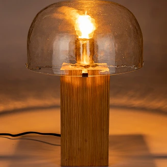 Dutchbone Bordslampa Mavery Natur Ek