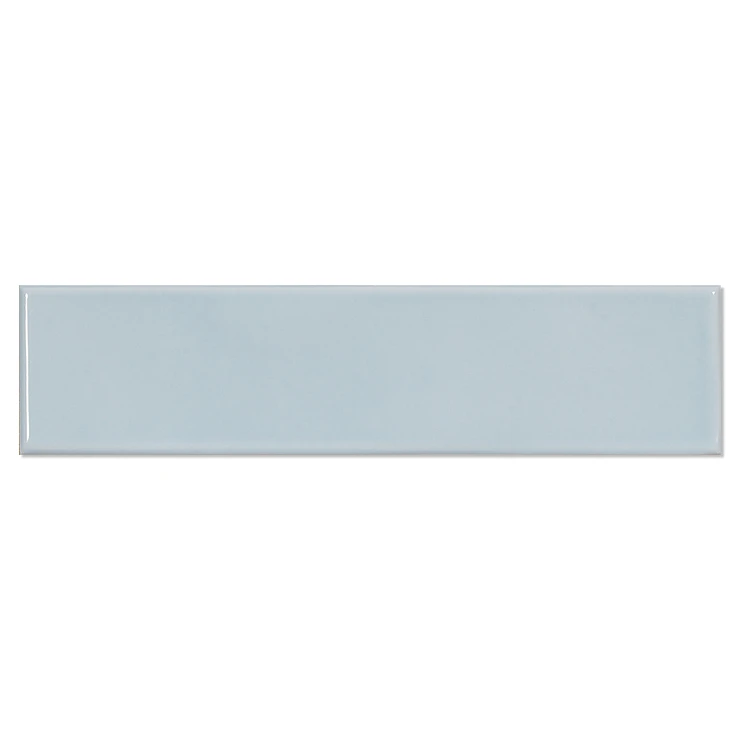 Kakel Rill Ljusblå Blank 7.5x30 cm