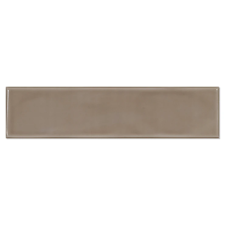 Kakel Rill Ljusbrun Blank 7.5x30 cm