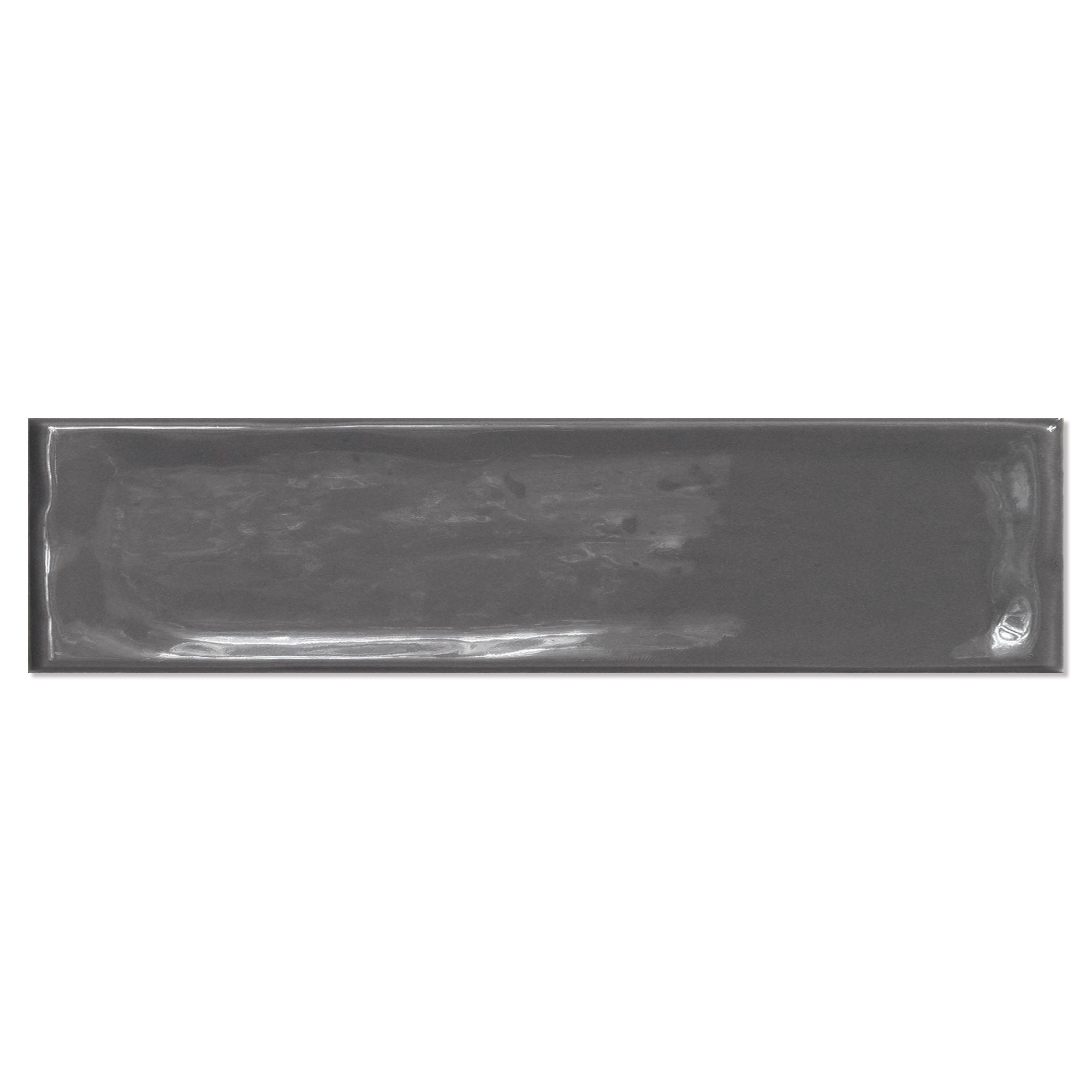Kakel Handform Järngrå Blank-Relief 7.5x30 cm