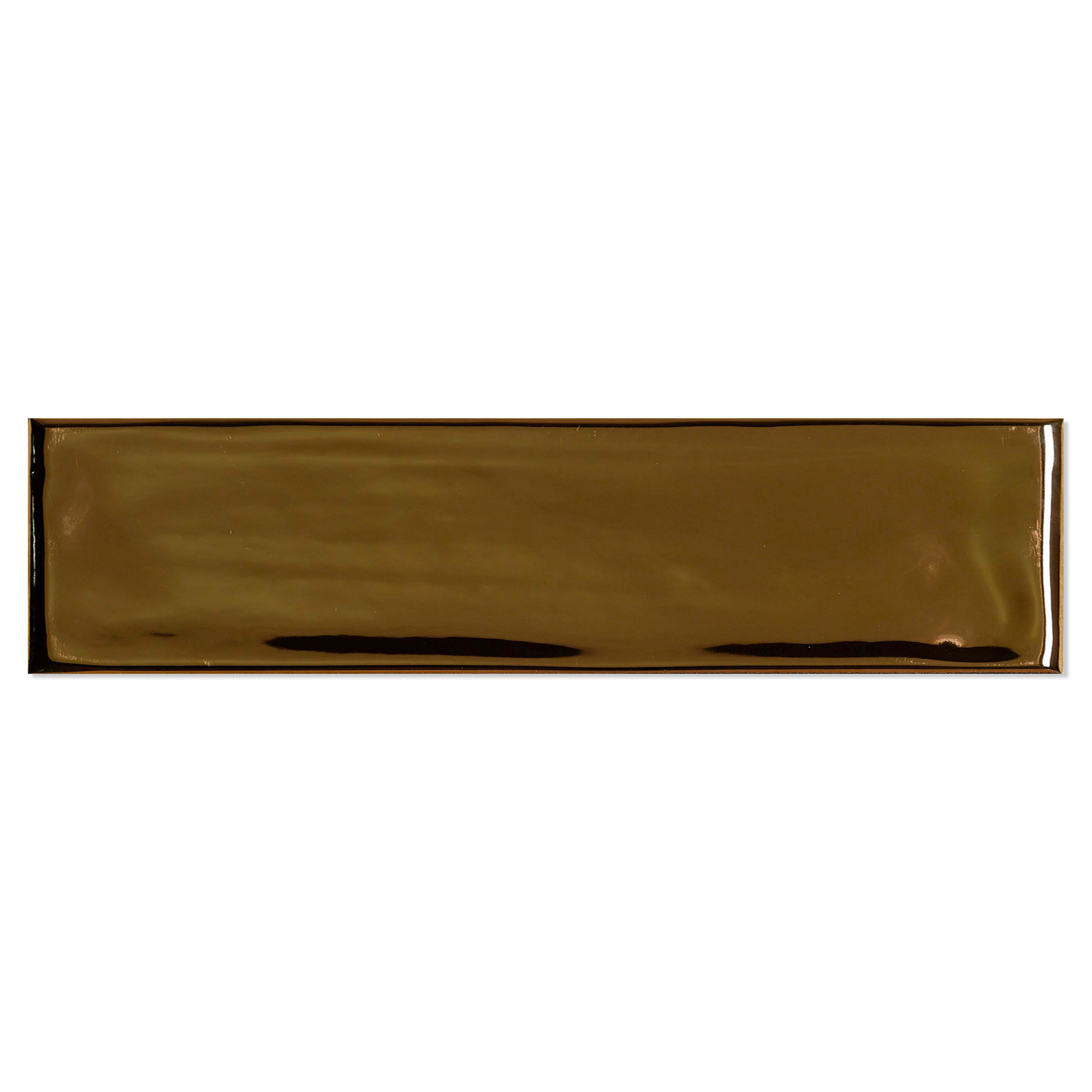 Kakel Handform Koppar Blank-Relief 7.5x30 cm
