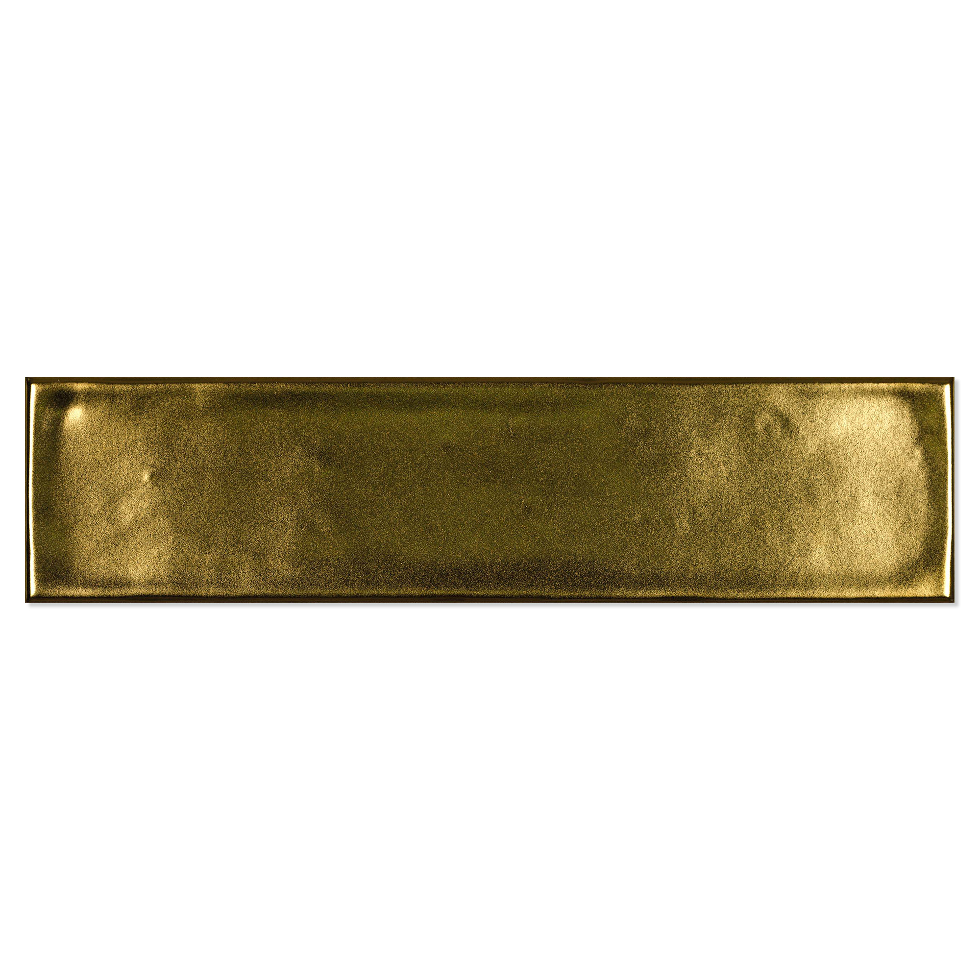 Kakel Handform Guld Blank-Relief 7.5x30 cm