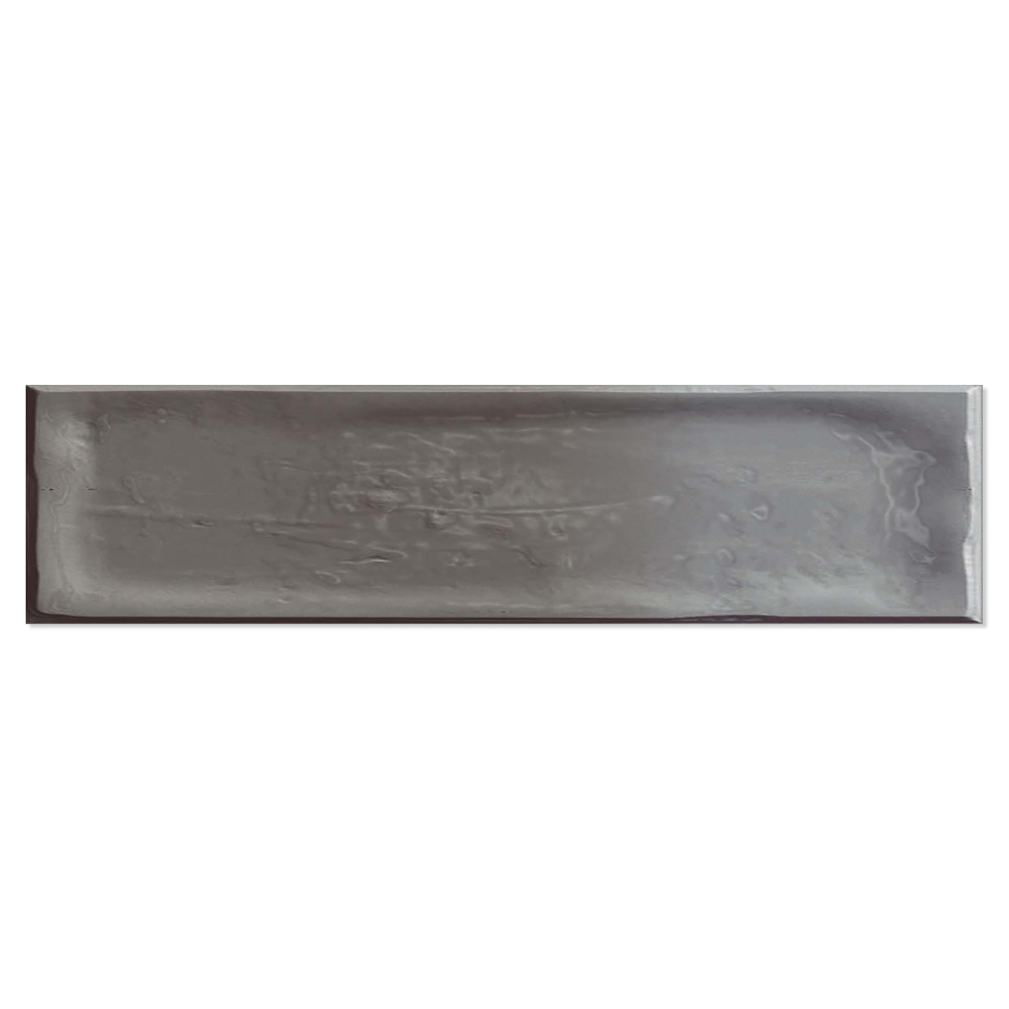 Kakel Handform Silver Matt-Relief 7.5x30 cm