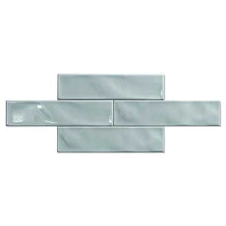 Kakel <strong>Skrud</strong>  Ljusgrå Blank-Relief 7.5x30 cm