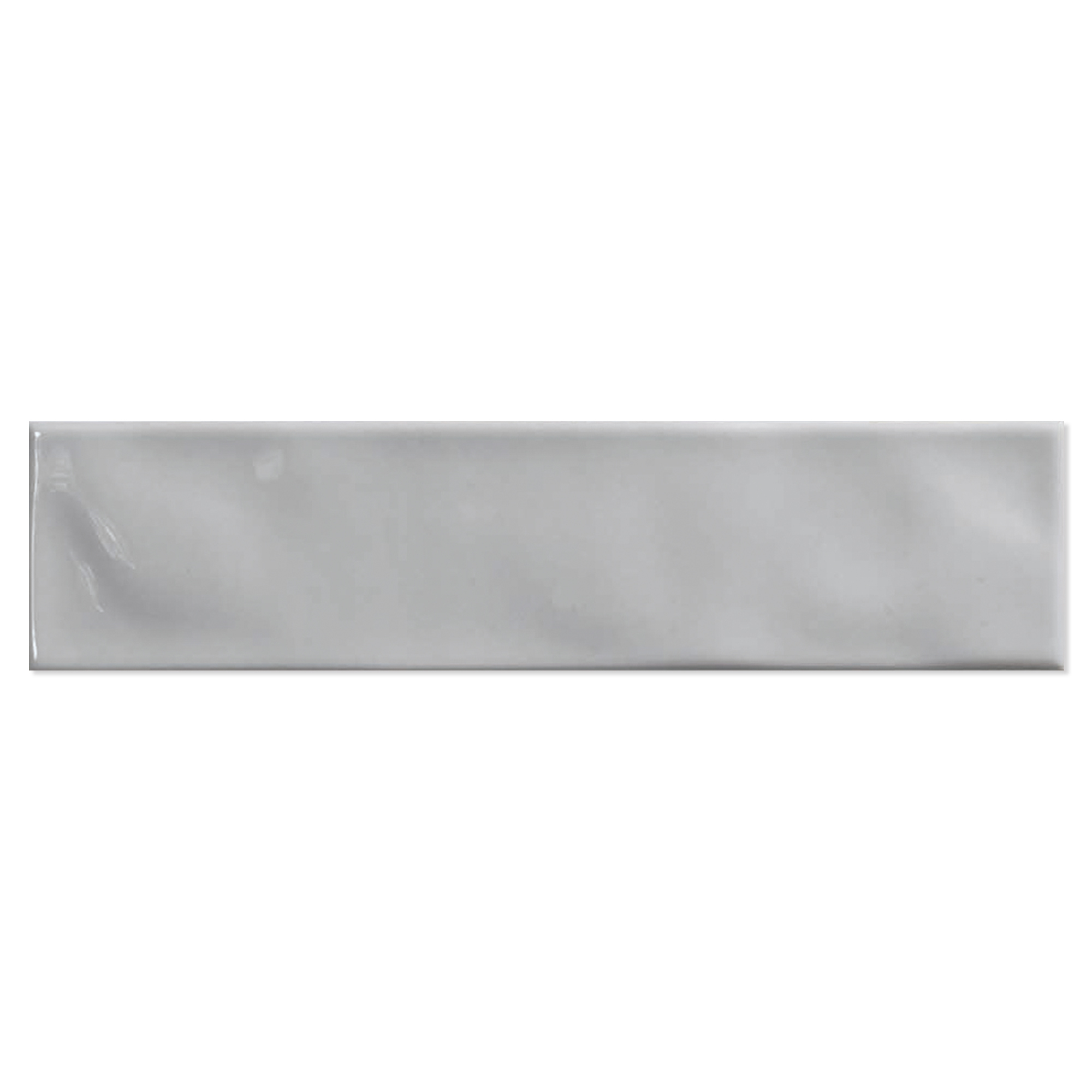 Kakel Skrud Ljusgrå Blank-Relief 7.5x30 cm