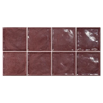 Dekor Kakel <strong>Smycke</strong>  Mahogny Blank-Relief 15x15 cm