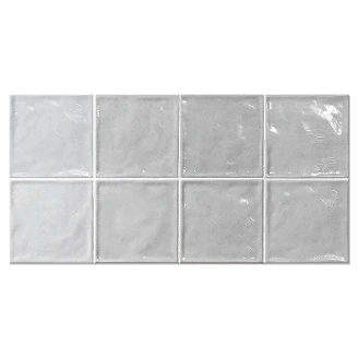 Dekor Kakel <strong>Smycke</strong>  Ljusgrå Blank-Relief 15x15 cm