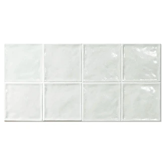 Dekor Kakel <strong>Smycke</strong>  Vit Blank-Relief 15x15 cm