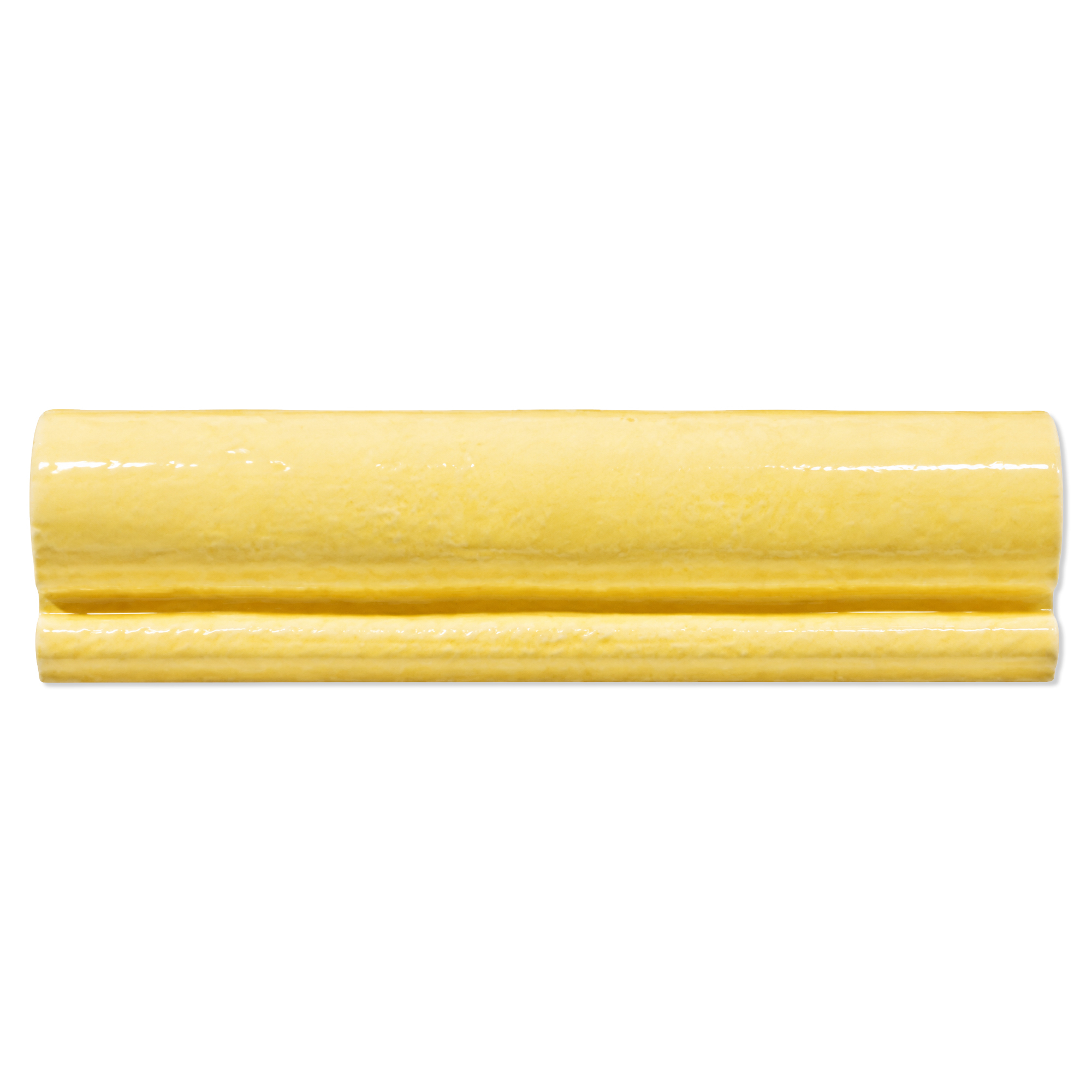 Dekor Kakel Årgång Senap Blank 4x15 cm