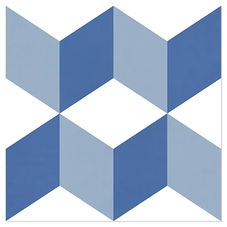 Klinker <strong>Lacour</strong>  Azure Matt 20x20 cm