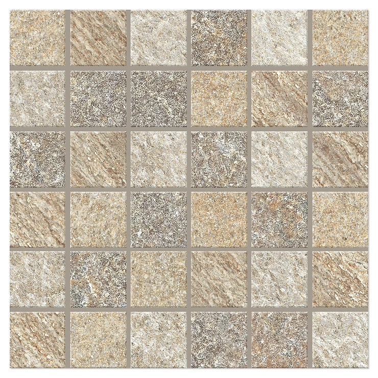 Unicomstarker Mosaik Klinker Arenite Multi Matt 30x30 (5x5) cm